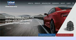 Desktop Screenshot of lakhanirubber.com