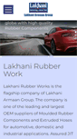 Mobile Screenshot of lakhanirubber.com